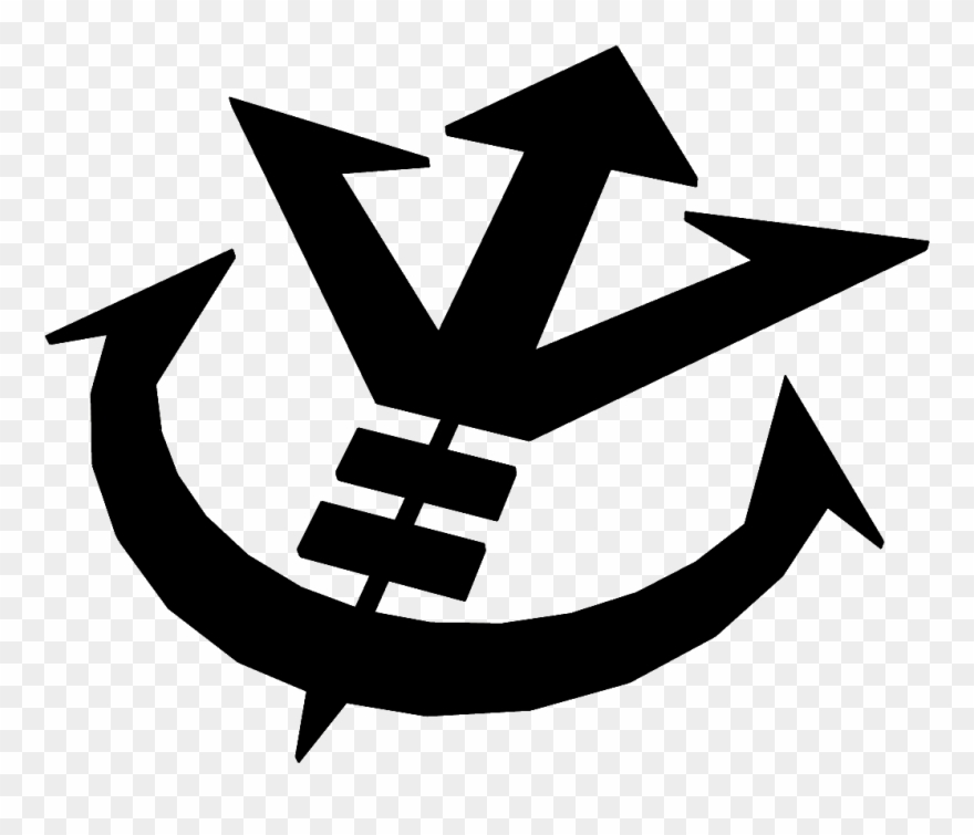 King Vegeta Logo Dragon Ball Z - Dragon Ball Z Vegeta Symbol Clipart