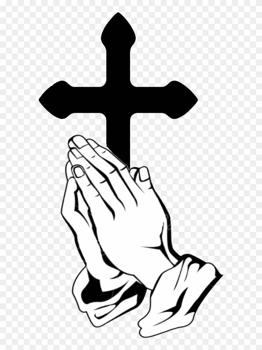 Praying Hands Prayer Can Truly Change Your Life - Praying Hand With Cross Clipart