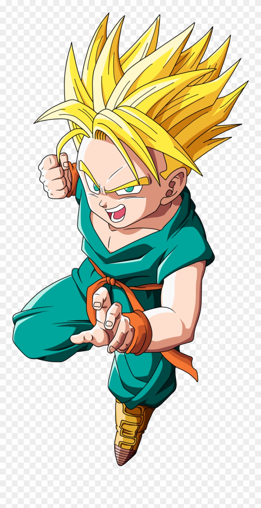 Kid Trunks Ssj By Emiyansaiyan-d32hx29 - Kid Trunks Ssj Clipart