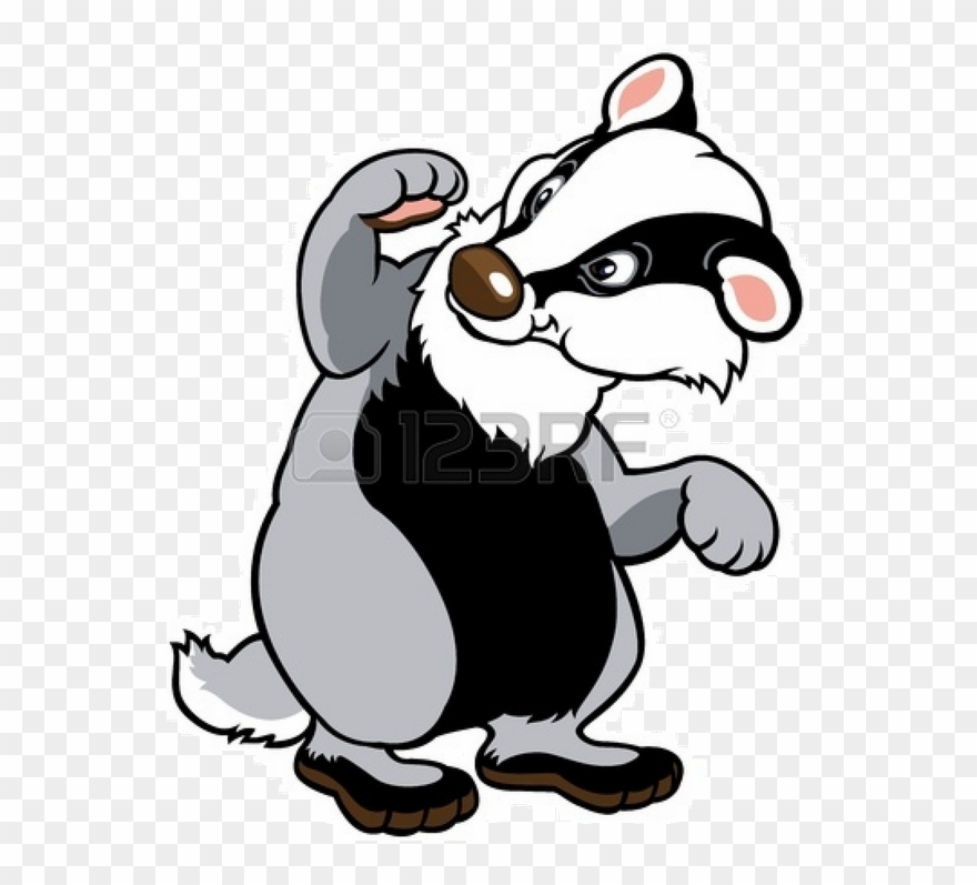 Cartoon Badger Clipart