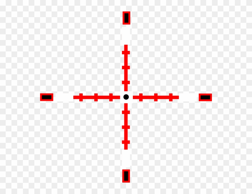 Clip Art At Clker - Transparent Background Crosshair Png