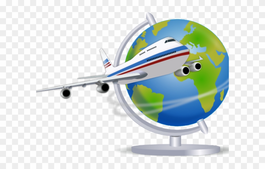 Passport Clipart Airplane - World Traveler Shower Curtain - Png Download