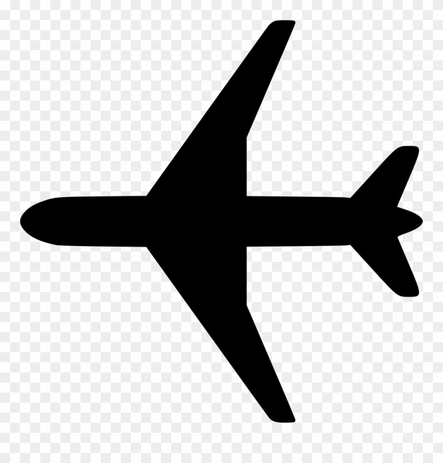 Passport Clipart Airplane - Plane Icon Png Left Transparent Png