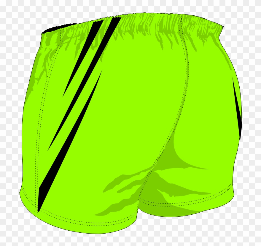 Custom, Bespoke Rugby Short Design 409 Back - Rugby Football Clipart