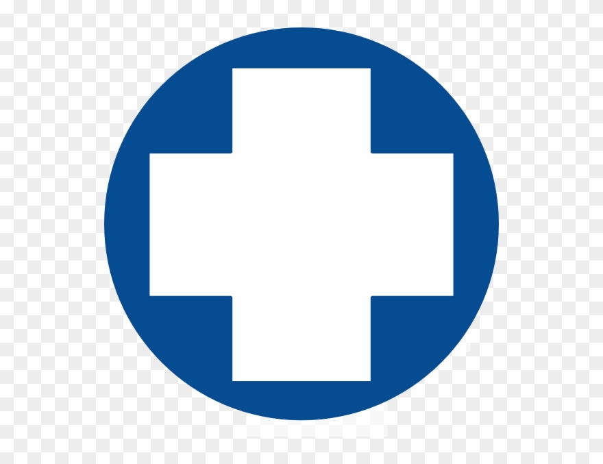 Blue Cross Svg Clip Arts 576 X 597 Px - Png Download