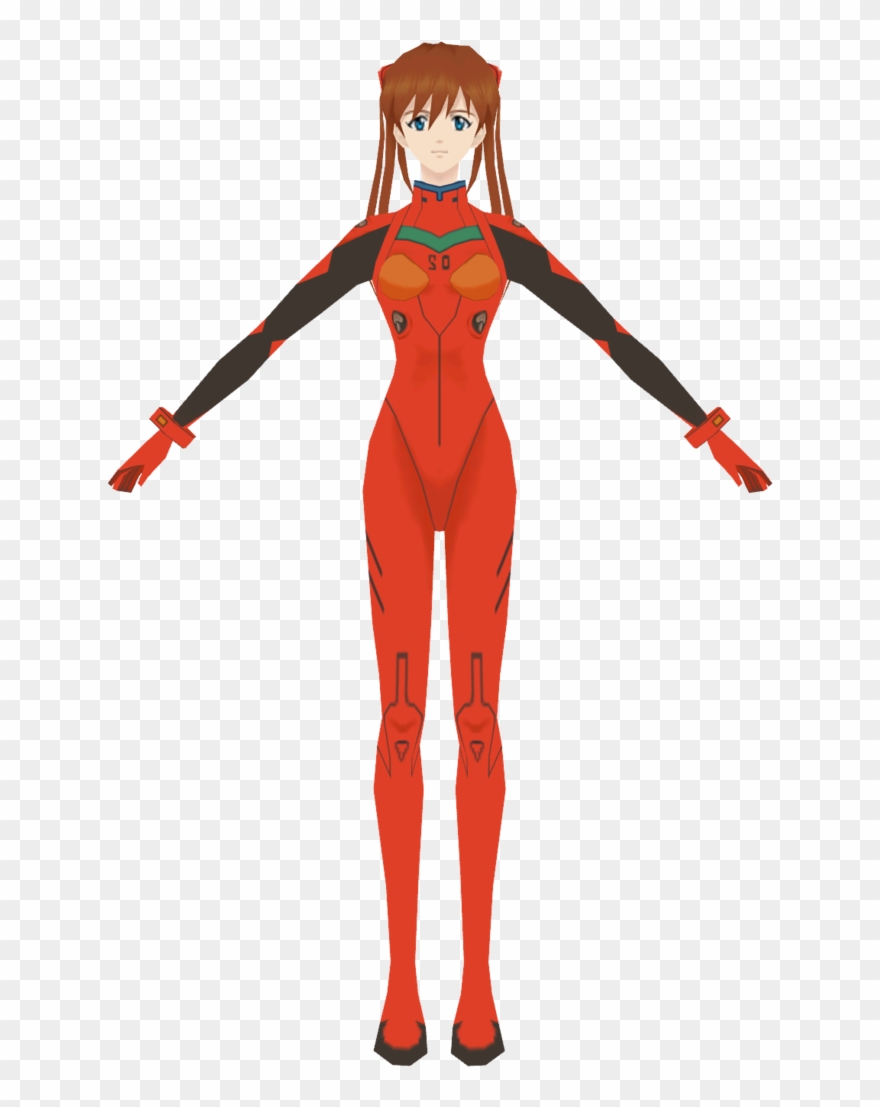 Picture Library Library Mmd Evangelion Soryu Plug - Cartoon Clipart