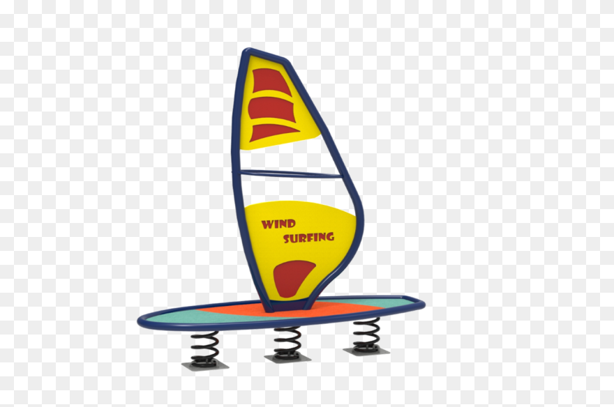Ups-4028 Wind Surfing Spring - Surfboard Clipart