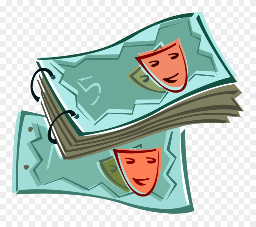 Vector Illustration Of Theatrical Theatre Or Theater - Cartoon Clipart