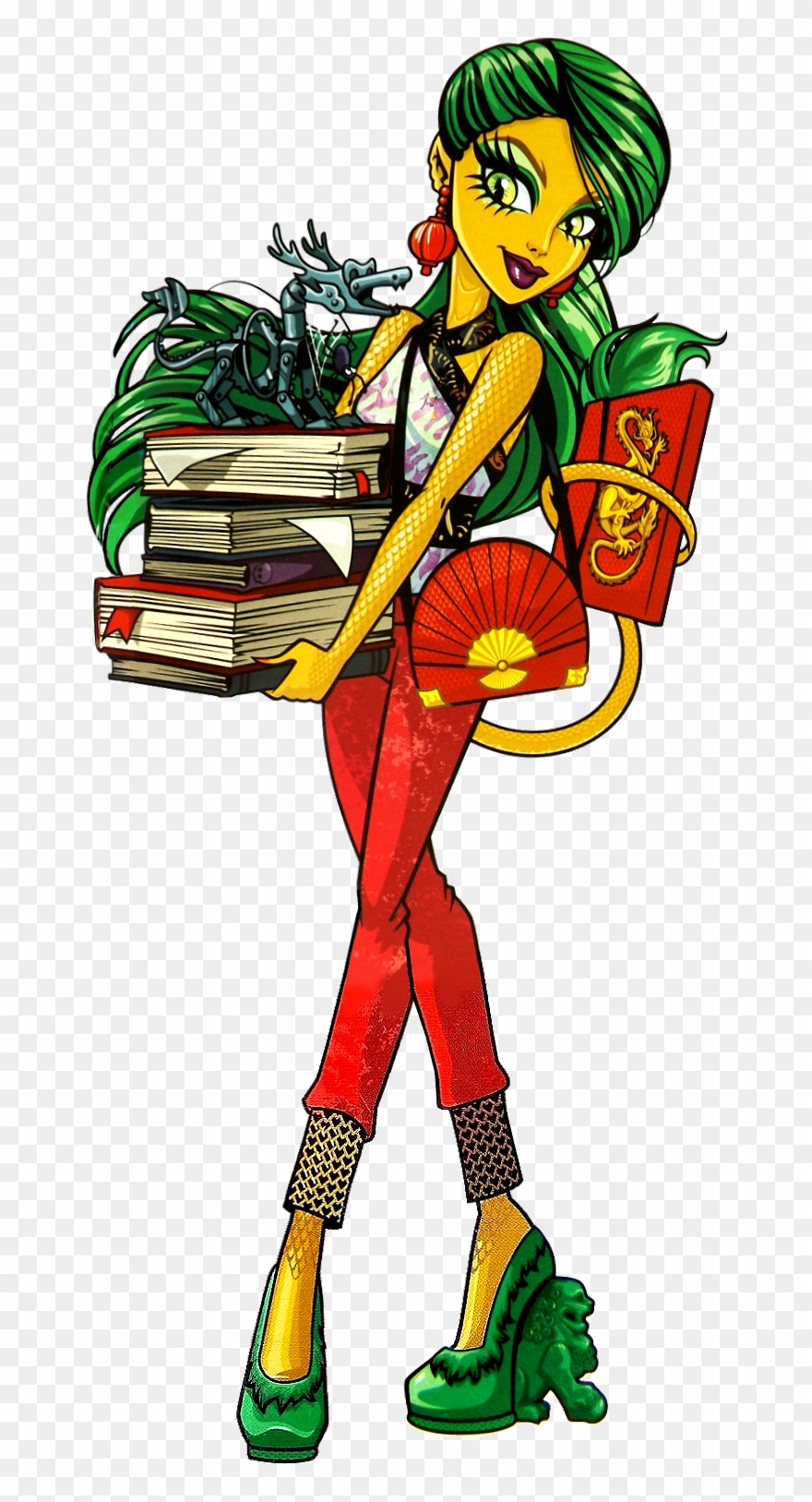 Hq Profile Art - Monster High Jinafire Long Clipart