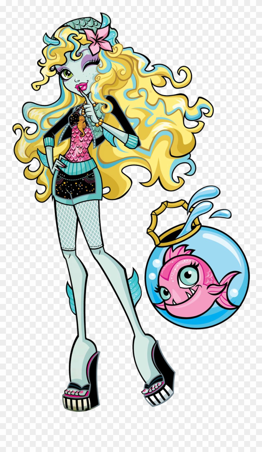 Monster High Lagoona Blue Poster Clipart
