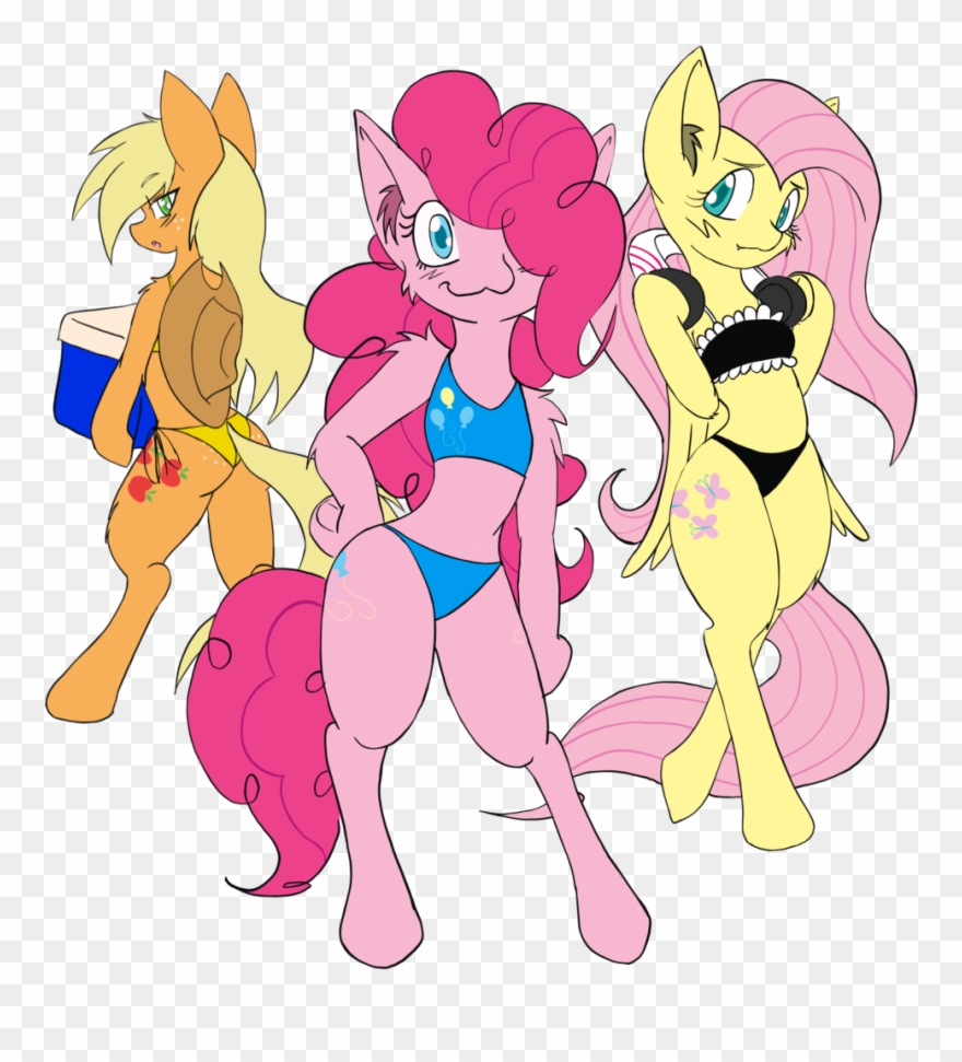 Larrykitty, Bikini, Clothes, Cooler, Earbuds, Earth - Pinkie Pie Clipart