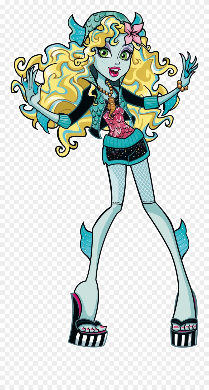Monster High Characters Lagoona Blue Clipart