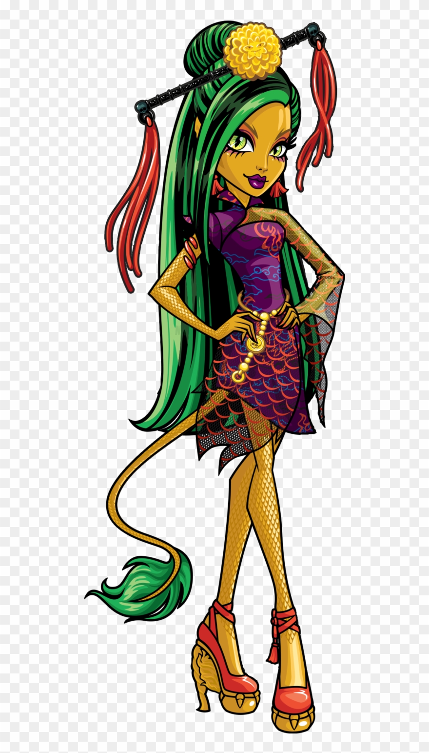 Monster High Jennifer Long Clipart