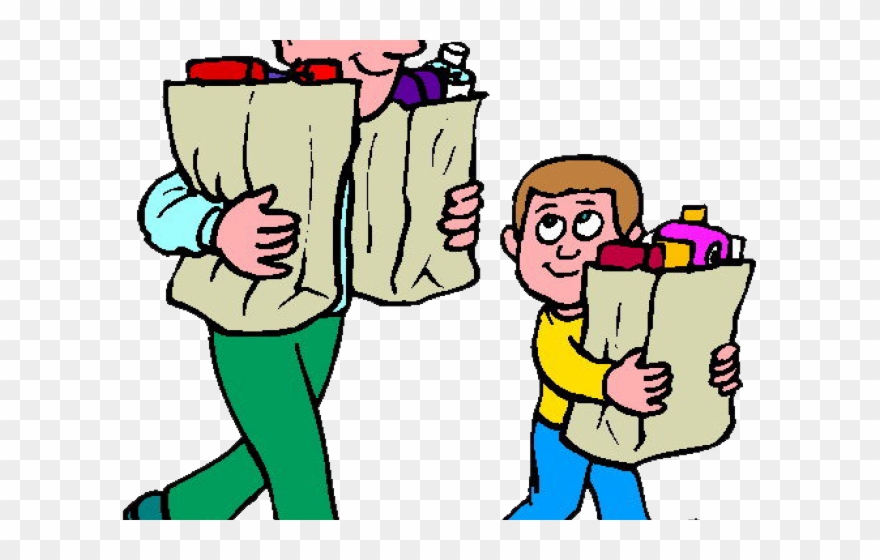 Living Room Clipart Obedient Child - Boy Helping Dad Clipart - Png Download