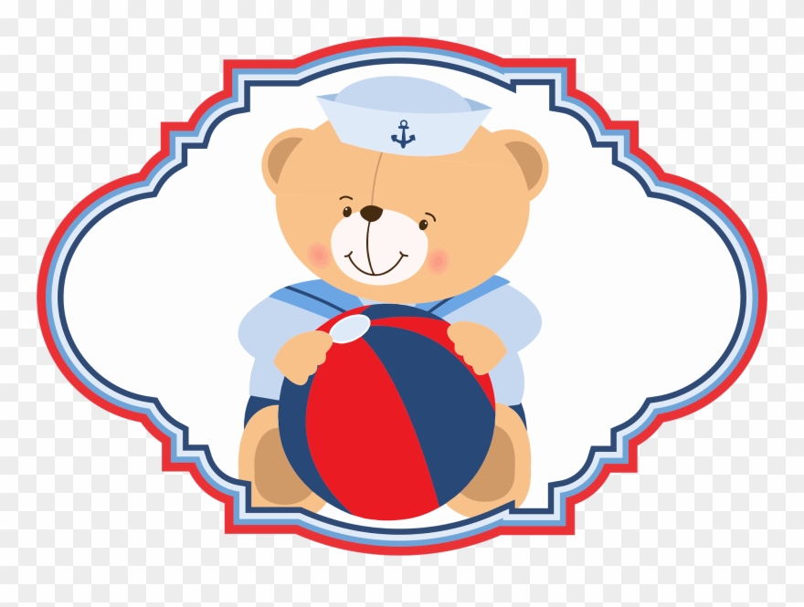 Painel Festa4 - Ositos Marineros Para Baby Shower Clipart