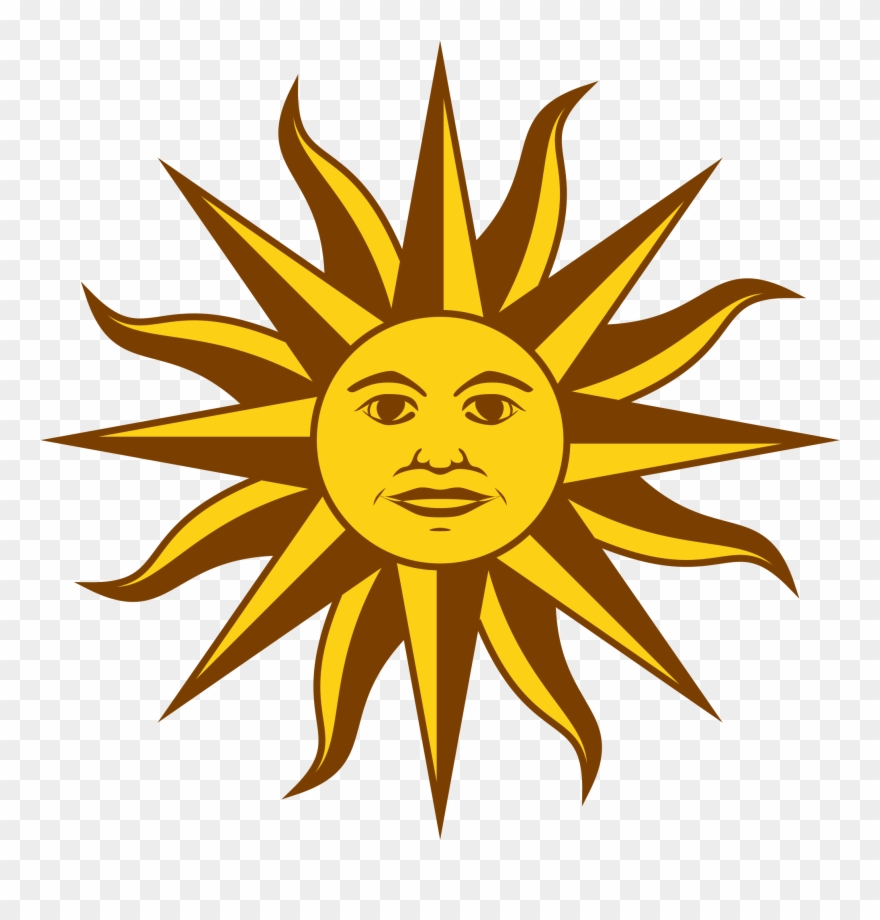 Sol Vector De Mayo Jpg Library Library - Sol De Mayo Uruguay Clipart
