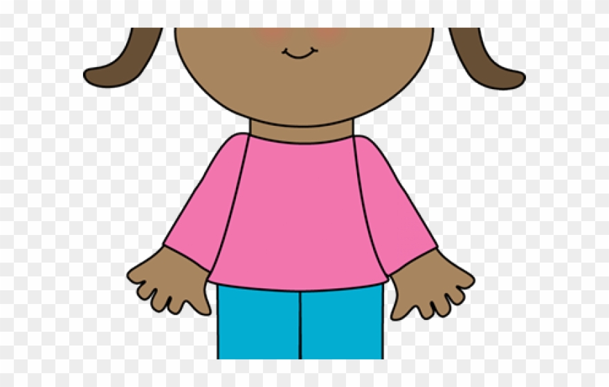 Pretty Girl Clipart - Child Clipart - Png Download
