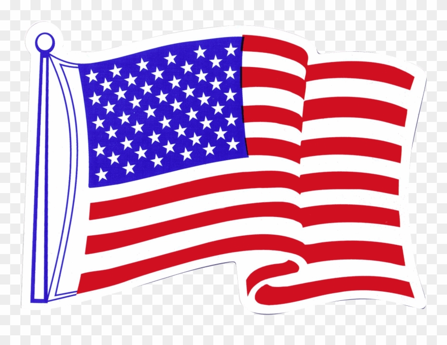 American Flag Fridge Magnet - Us Flag Store American Flag Waving Magnet Clipart