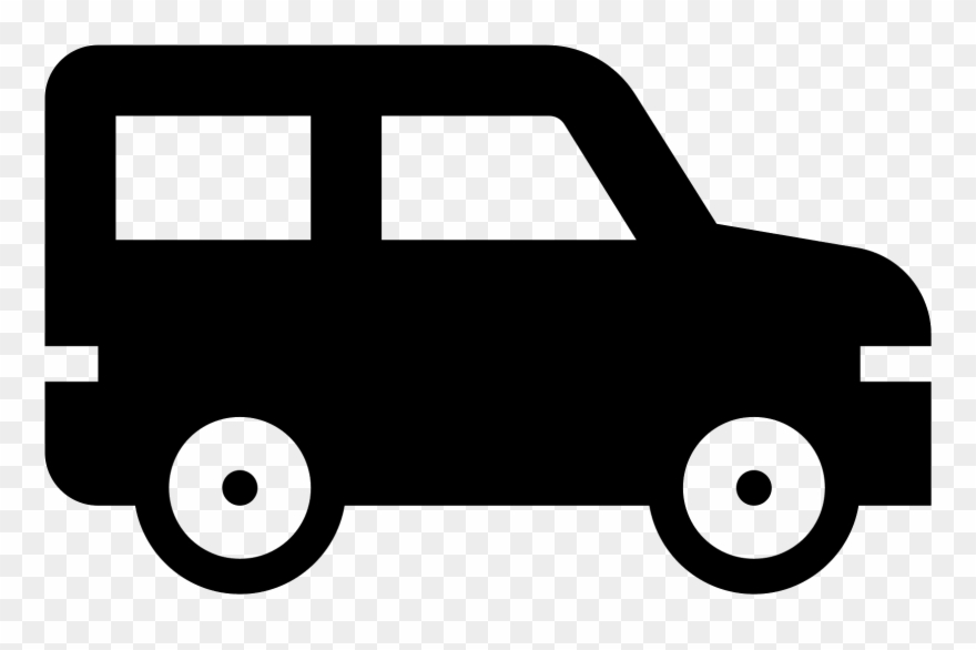 Jeep Filled Icon - Car Suv Icon Clipart