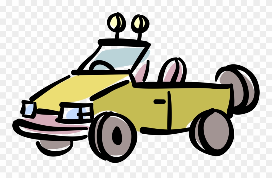 Vector Illustration Of Jeep Sports Utility Off-road Clipart