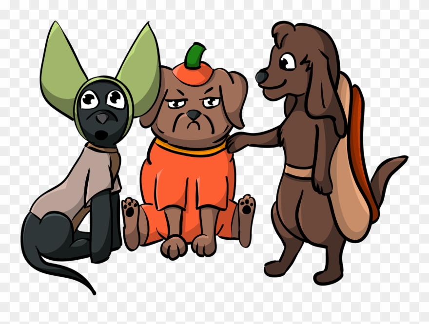 Best Dog Costume Contest - Dog Costume Cartoon Transparent Clipart