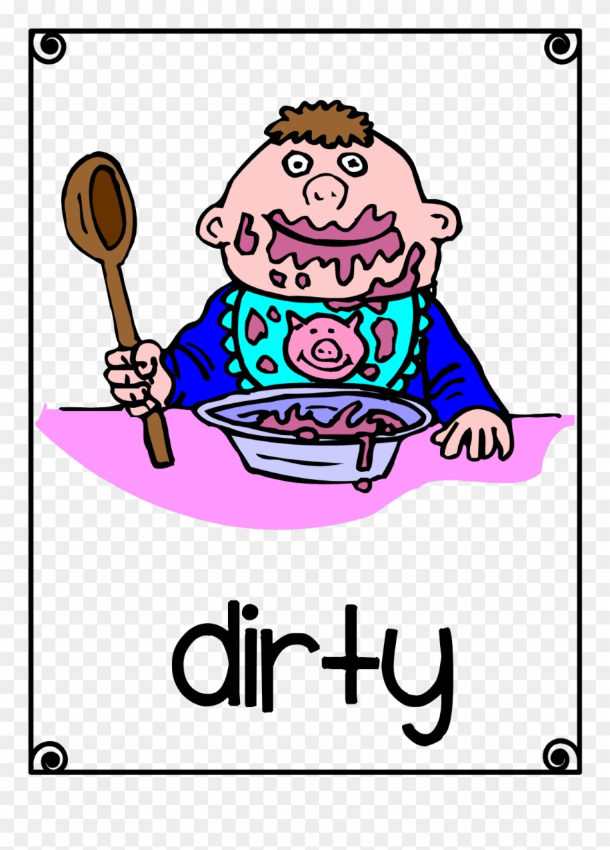 Efl Elementary Teachers Adjectives - Dessin D Un Gourmand Clipart