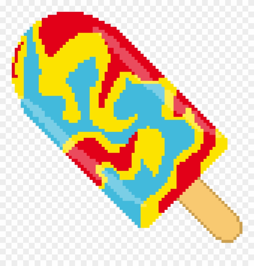 Wall's Rainbow Popsicle Clipart