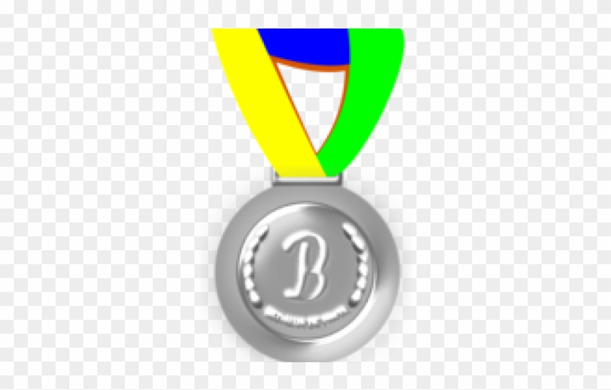 Badges Clipart Prize - Silver Medal - Png Download