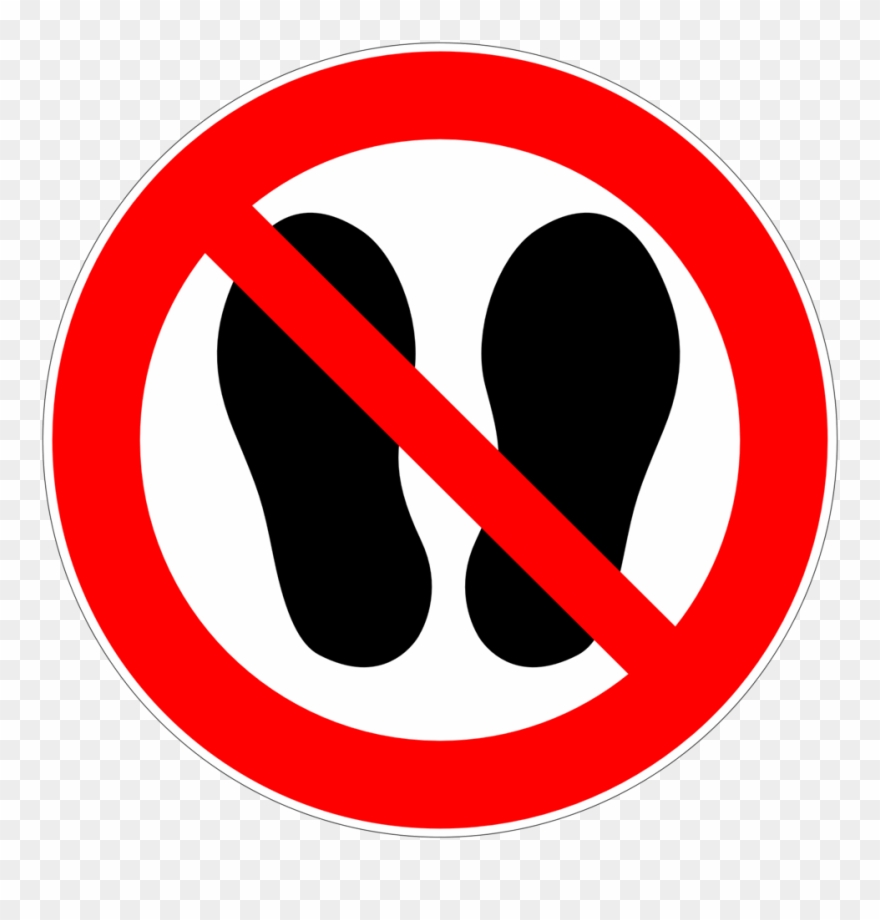 Betreten Der Fläche Verboten, Verbotszeichen D P015 - No Access Without Permission Clipart