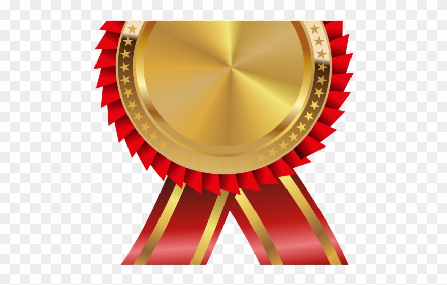 Medal Clipart 1st Place Medal - Gold Award Ribbon Png Transparent Png