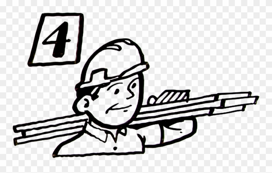 The Big Event - Line Art Clipart