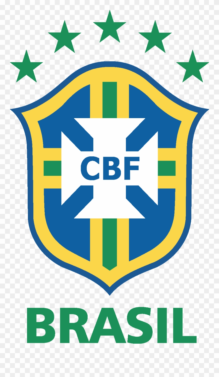 Brazil Vector Clipart - Brazil National Football Team Logo - Png Download