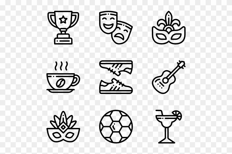 Brazilian Carnival - Wedding Icon Clipart