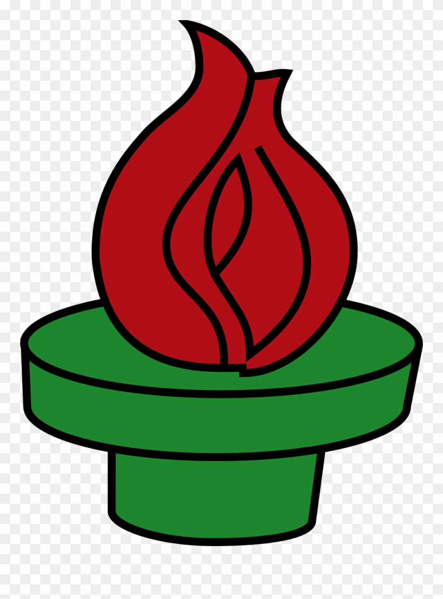 Olympic Torch Great Olympian Clipart