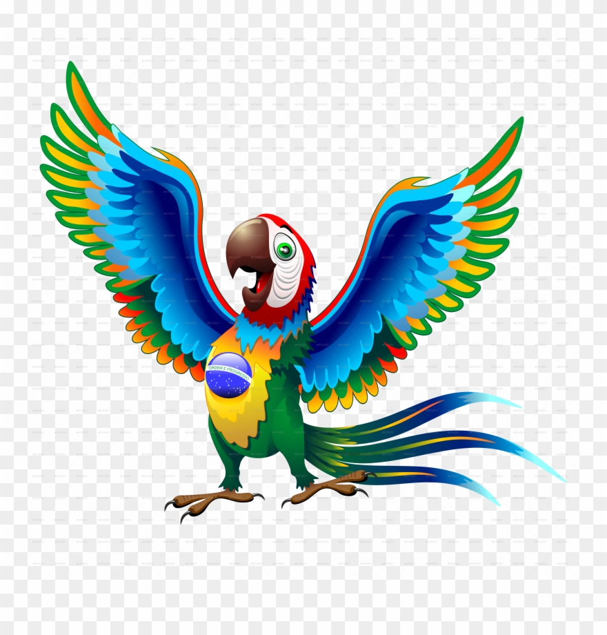 Brazil Flag Clipart Transparent - Brazil Cartoon Png