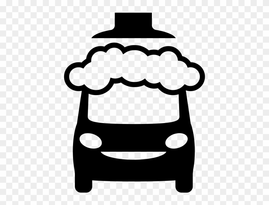 Car Wash Rubber Stamp - Car Clipart