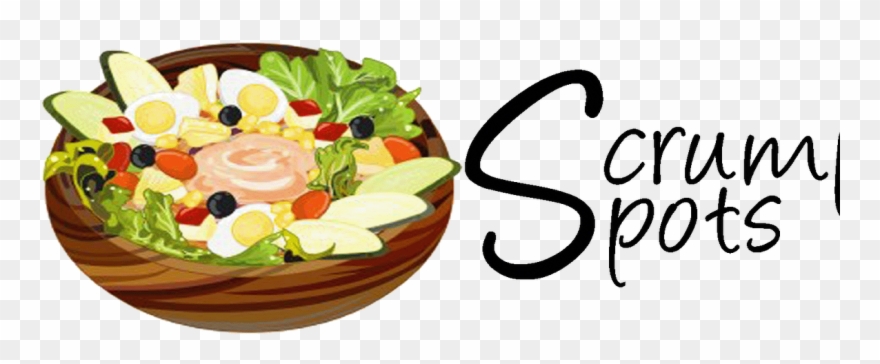 Dishes Clipart Piled Up - Salad Clip Art - Png Download