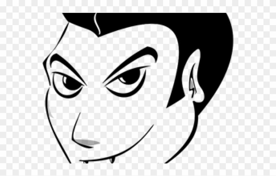 Vampire Baby Cliparts - Dibujos De Caras De Vampiros - Png Download