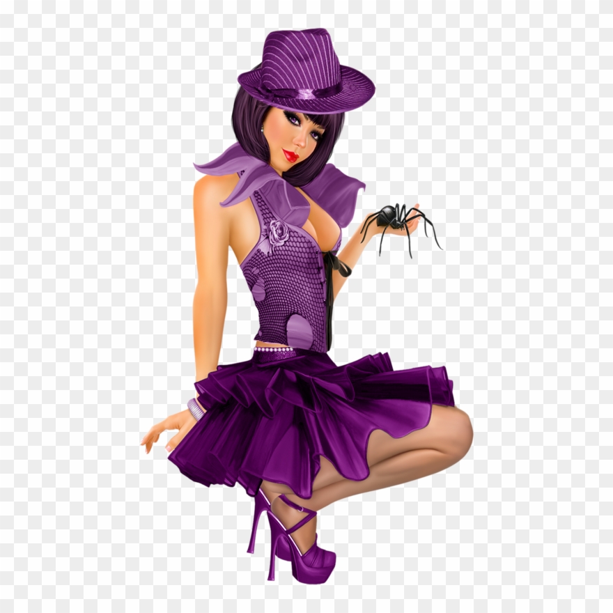 Clipart Woman Vampire - Vi Nina - Png Download