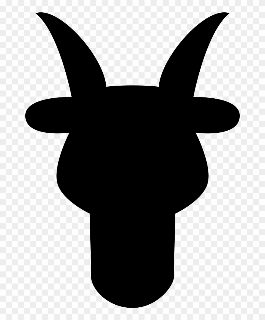 Aries Bull Head Front Shape Symbol Comments - Bull Shape Clipart
