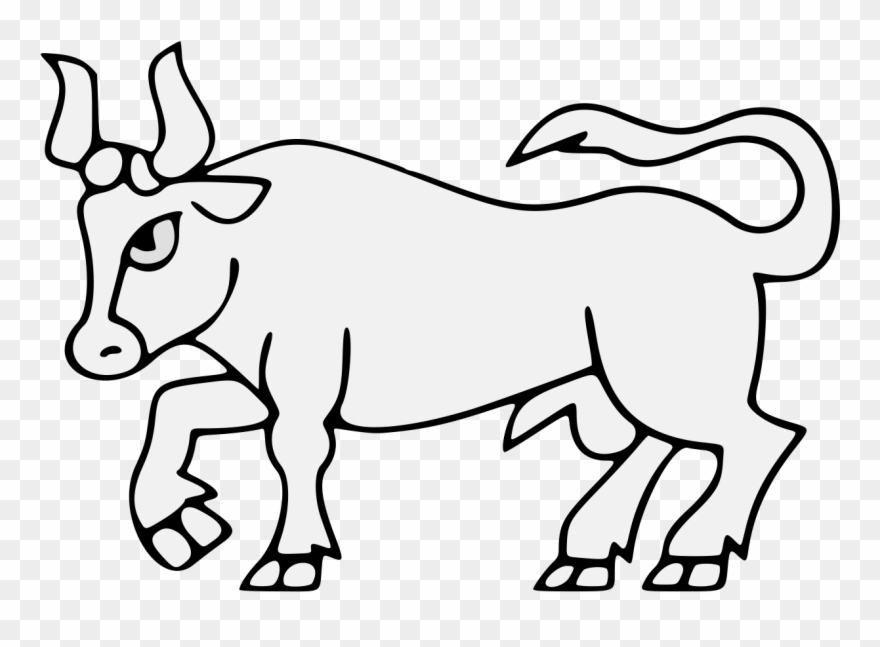 Bull Passant Clipart