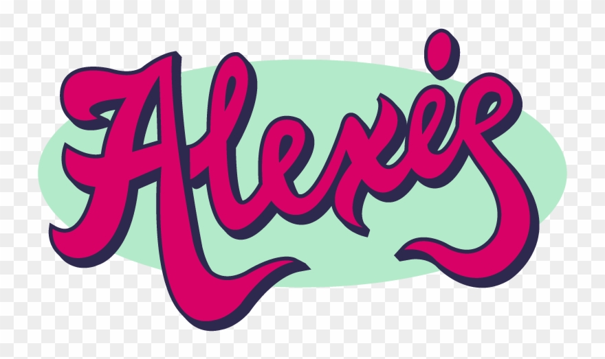 Briefbox Alexis Typography By Alexis Tarwater Clipart - Alexis Text - Png Download