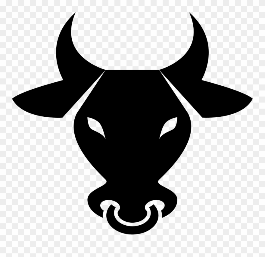 Bull Frontal Head Comments - Silueta Cabeza De Toro Clipart