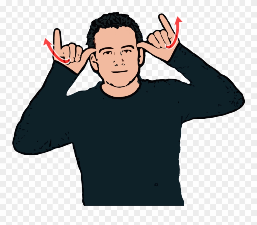 British Sign Language - Sheep British Sign Language Clipart