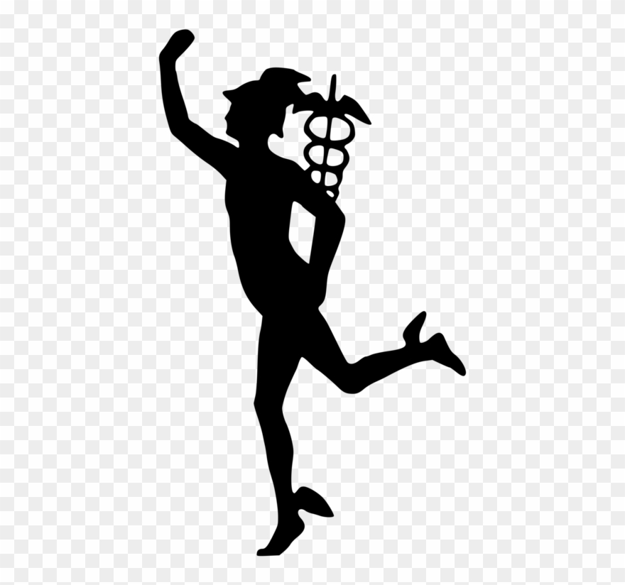 Computer Icons Windows Metafile Donetsk People's Republic - Roman God Mercury Silhouette Clipart