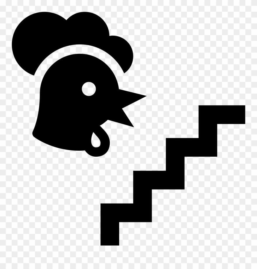 Chicken Ladder Filled Icon - Portable Network Graphics Clipart