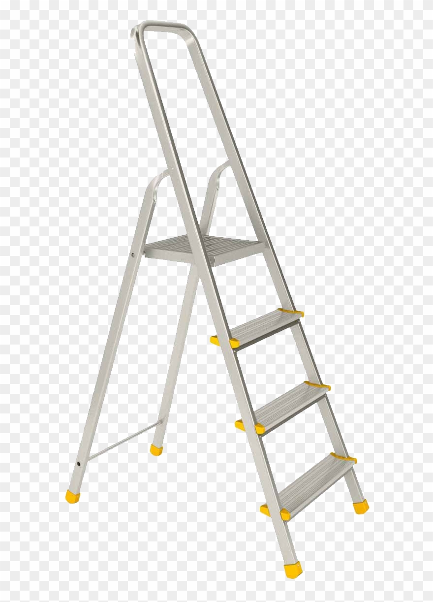 Staircase Clipart 4 Step Ladder - Transparent Ladder - Png Download