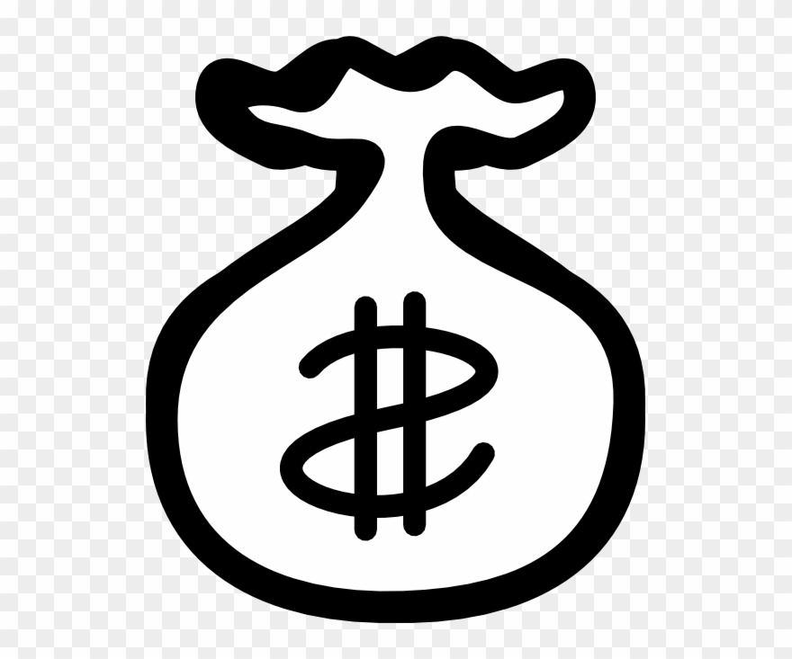 Clip Art Money Black And White - Png Download
