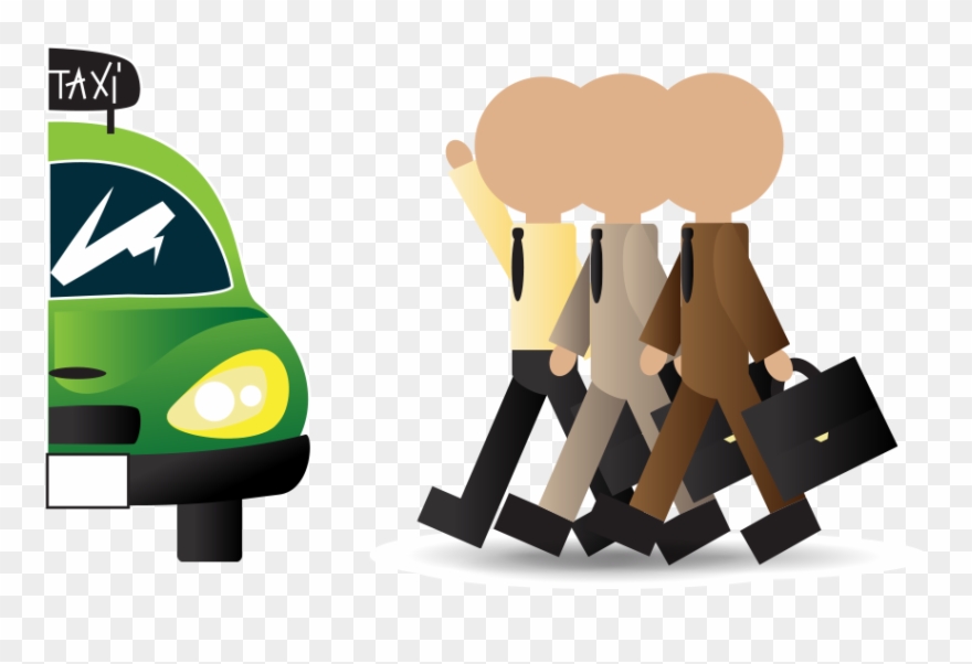 下班坐车场景 - Illustration Clipart