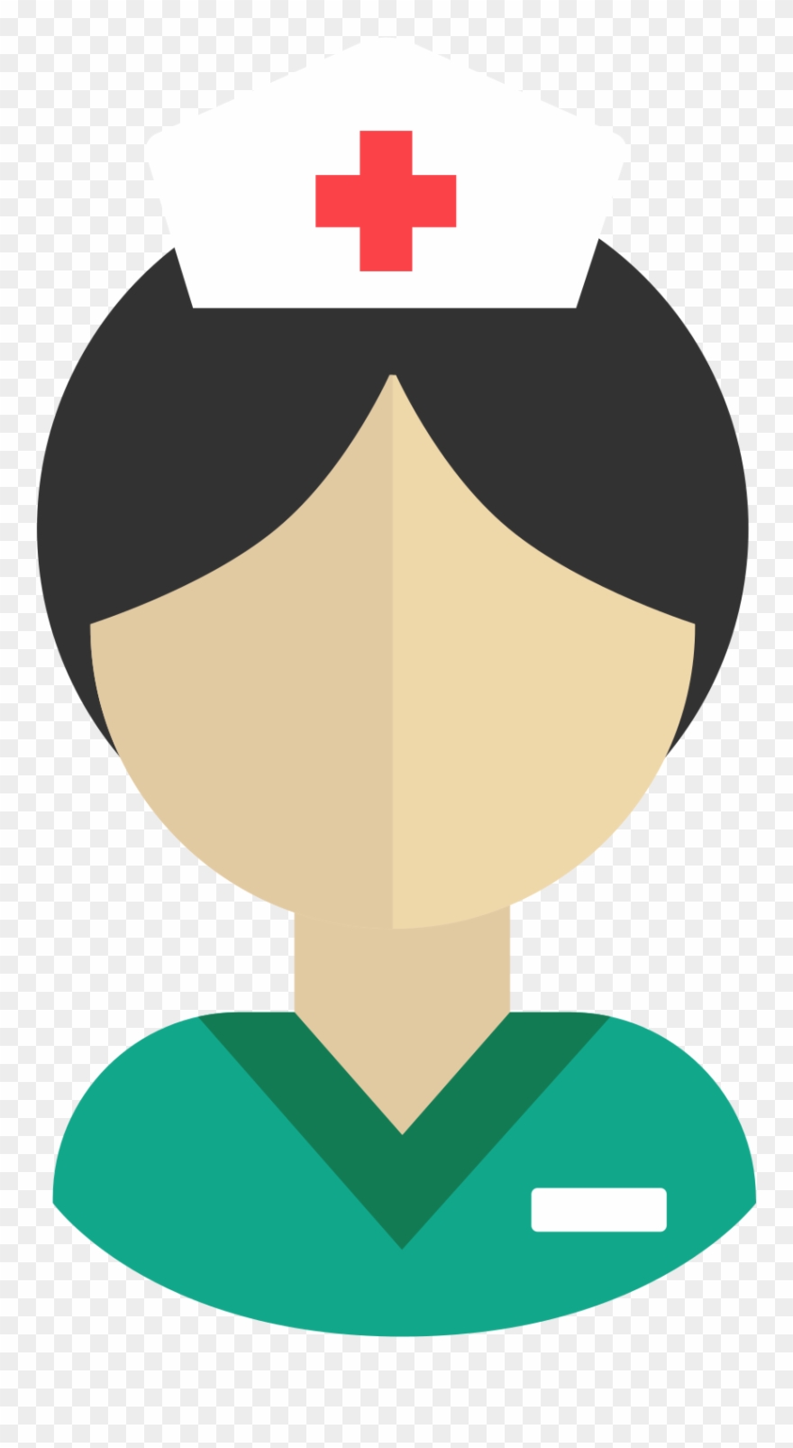 Open - Nurse Icon Vector Png Clipart